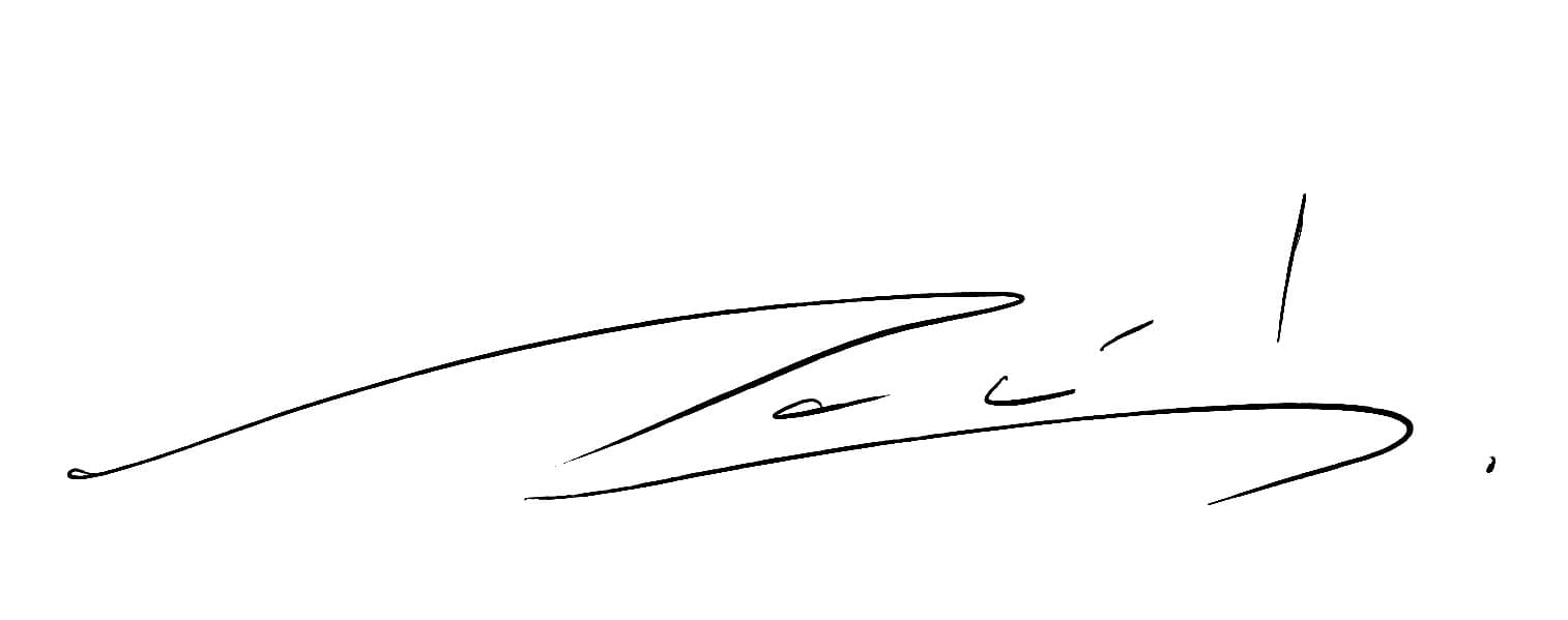 Firma de Raul Rodriguez