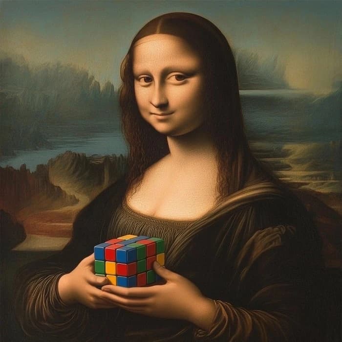 La Sonrisa de Rubik - obra